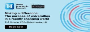 THE World Academic Summit 2024 | Manchester, UK | 7-9 October