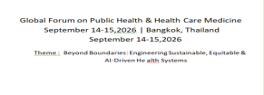 Global Forum on Public Health & Health Care Medicine (GLOBALMEDCARE2026)