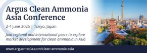 Argus Clean Ammonia Asia Conference | 2-4 June 2026, Tokyo, Japan