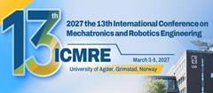 13th International Conference on Mechatronics and Robotics Engineering (ICMRE 2027)